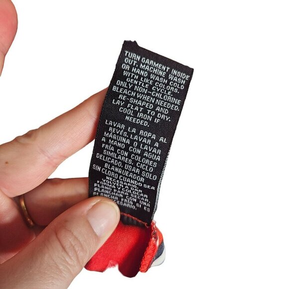 Zac & Rachel Womans Reddish Orange Floral Print Blouse Top Flowy Loose Fit - Picture 5 of 12